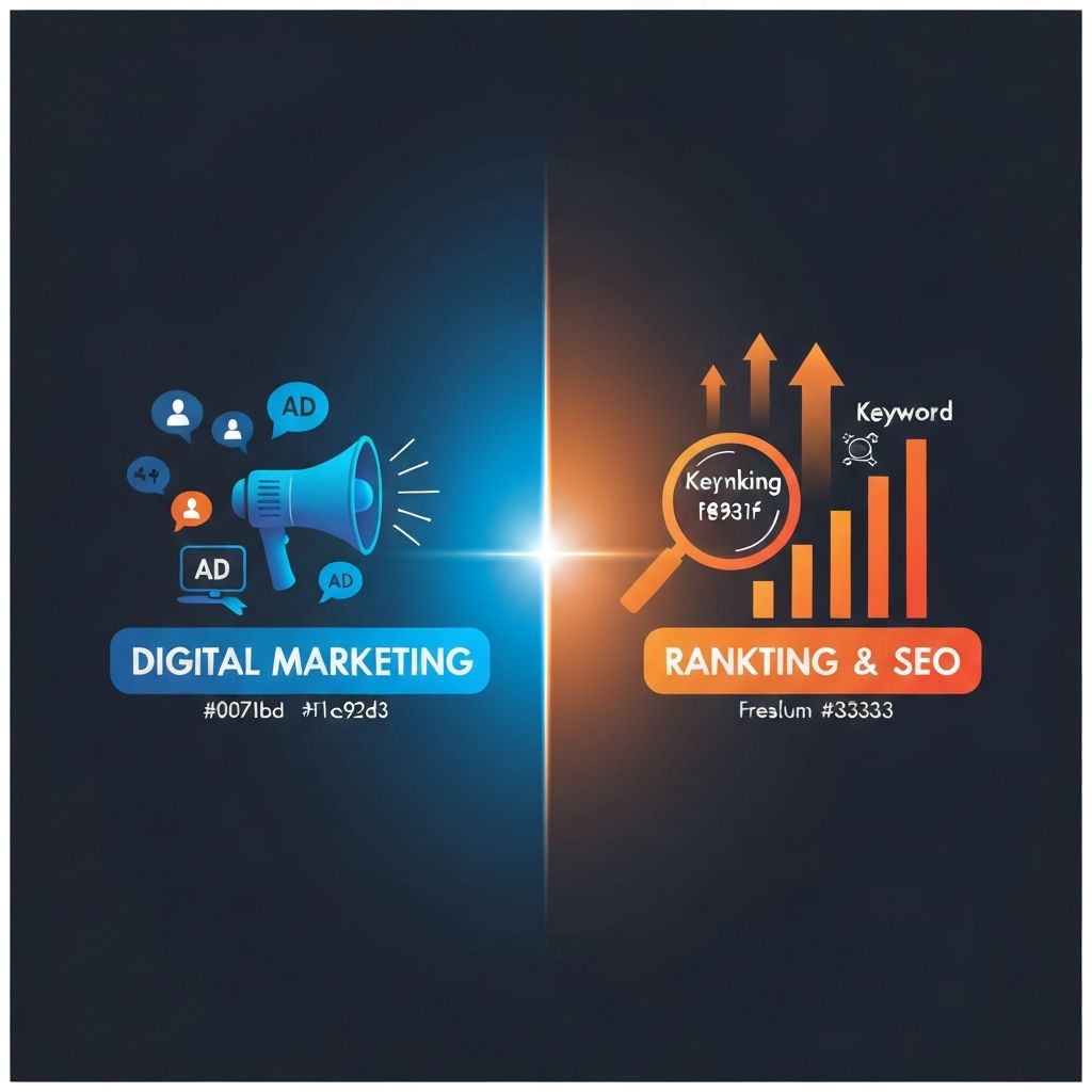 Difference Between Digital Marketing and SEO