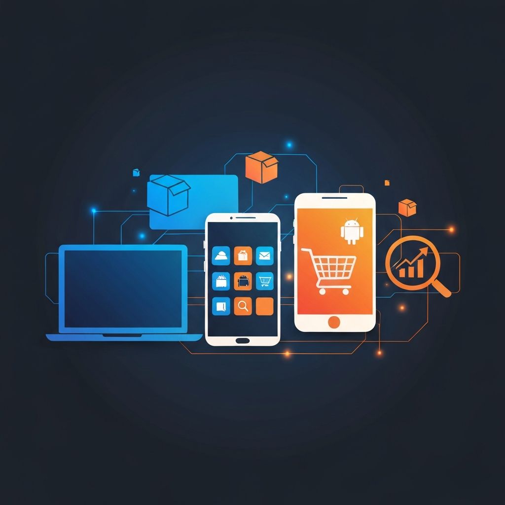 Digital Marketing Ecommerce Website or Android App Development or SEO