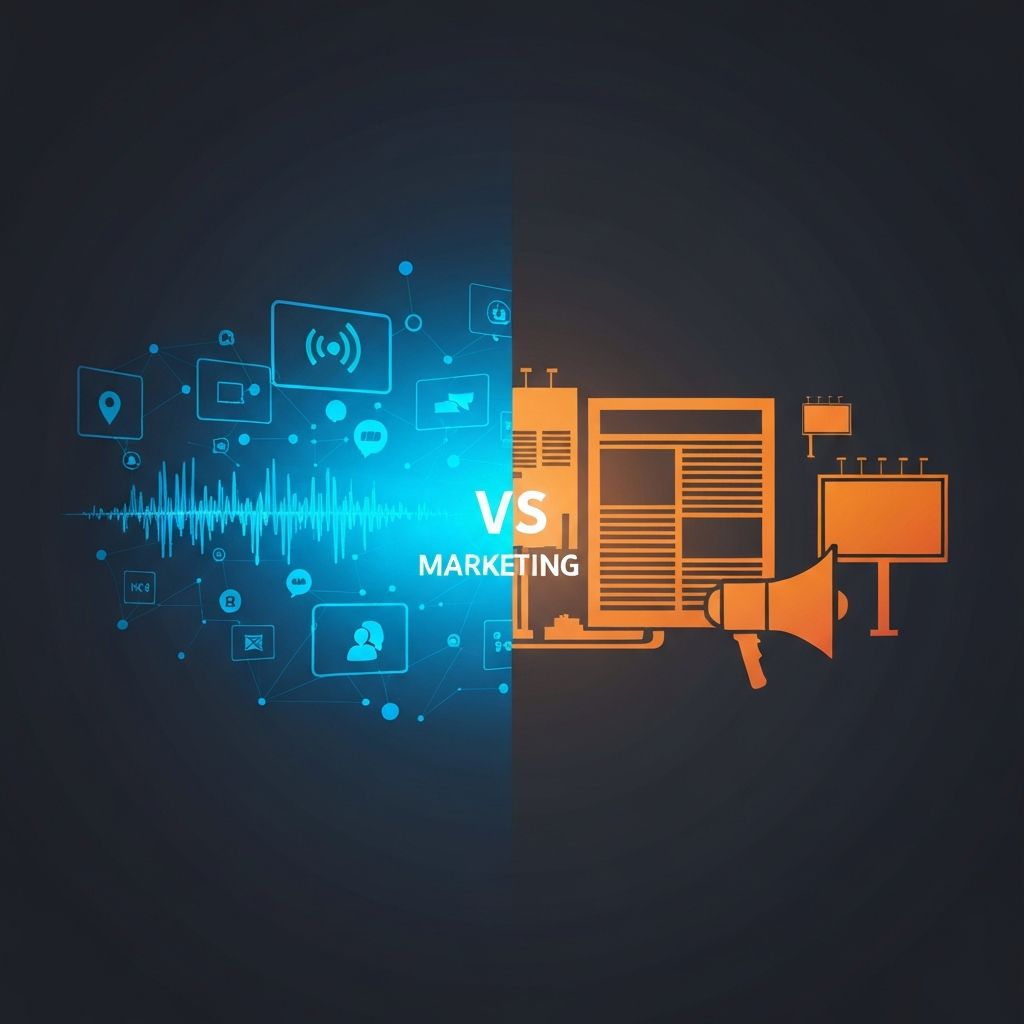 Digital Marketing Strategy vs Traditional