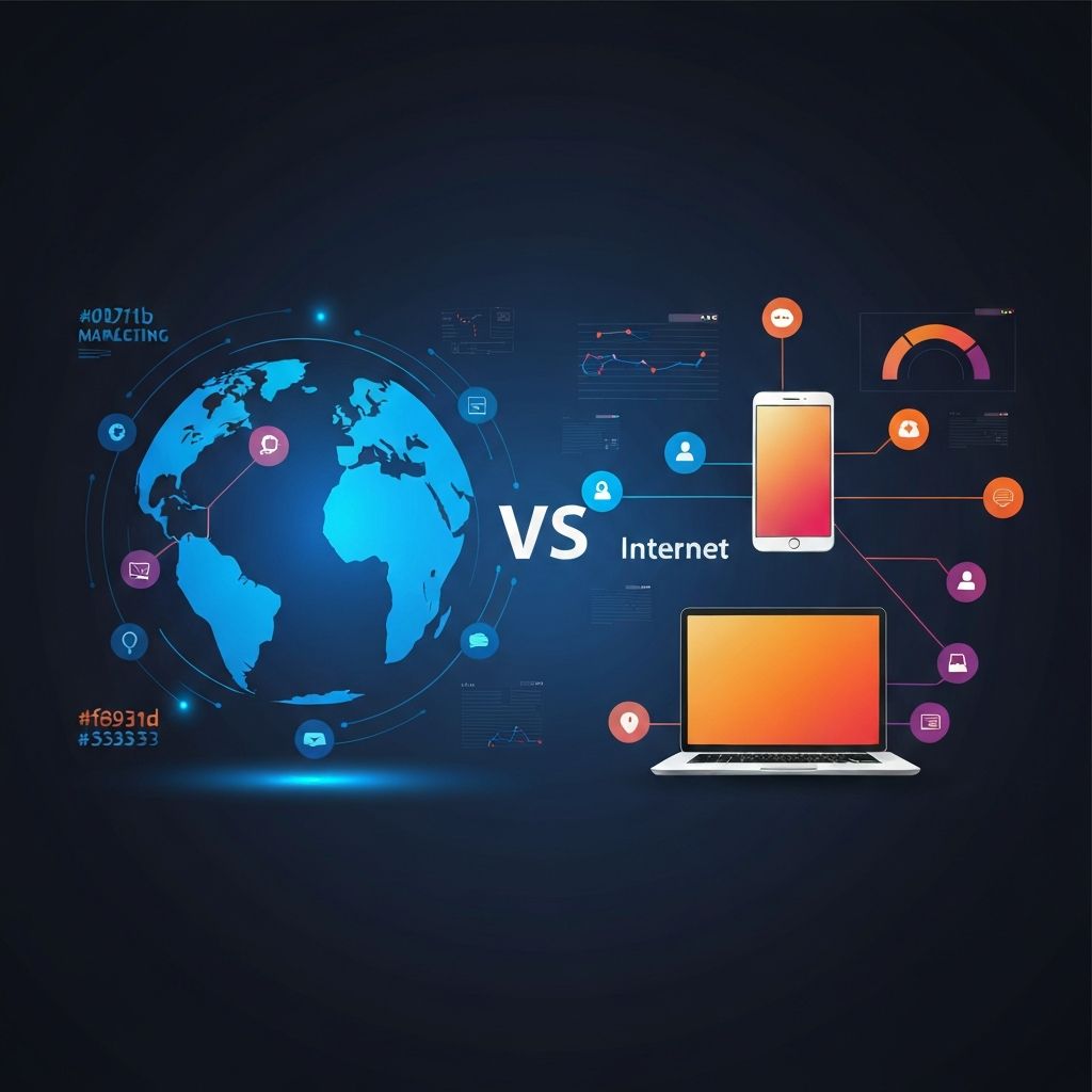 Digital Marketing vs Internet Marketing