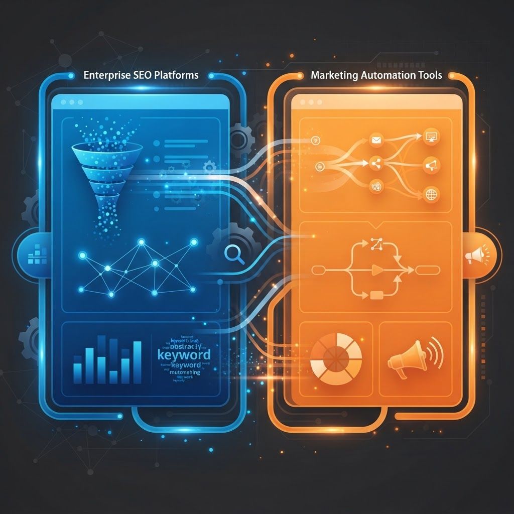 How Do Enterprise SEO Platforms Compare to Marketing Automation Tools