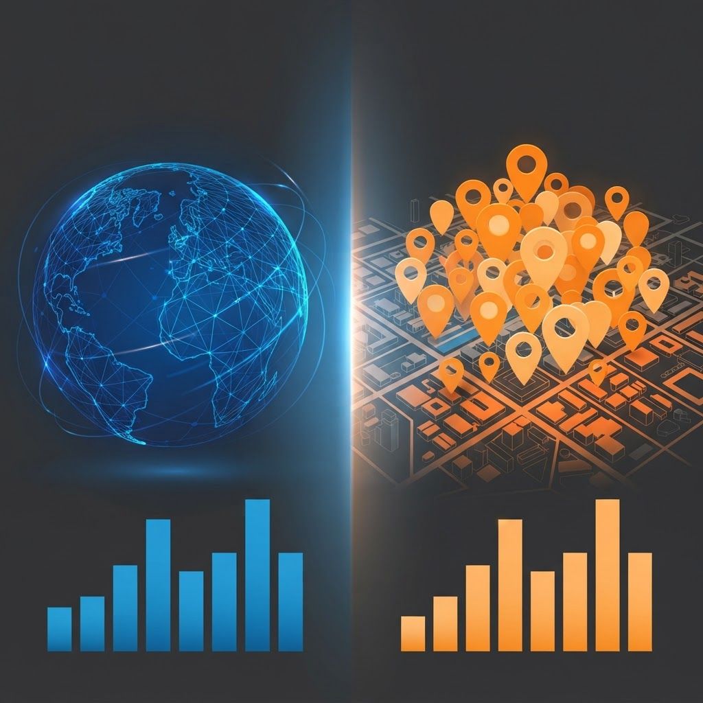 How Many Companies Use National SEO vs Local SEO