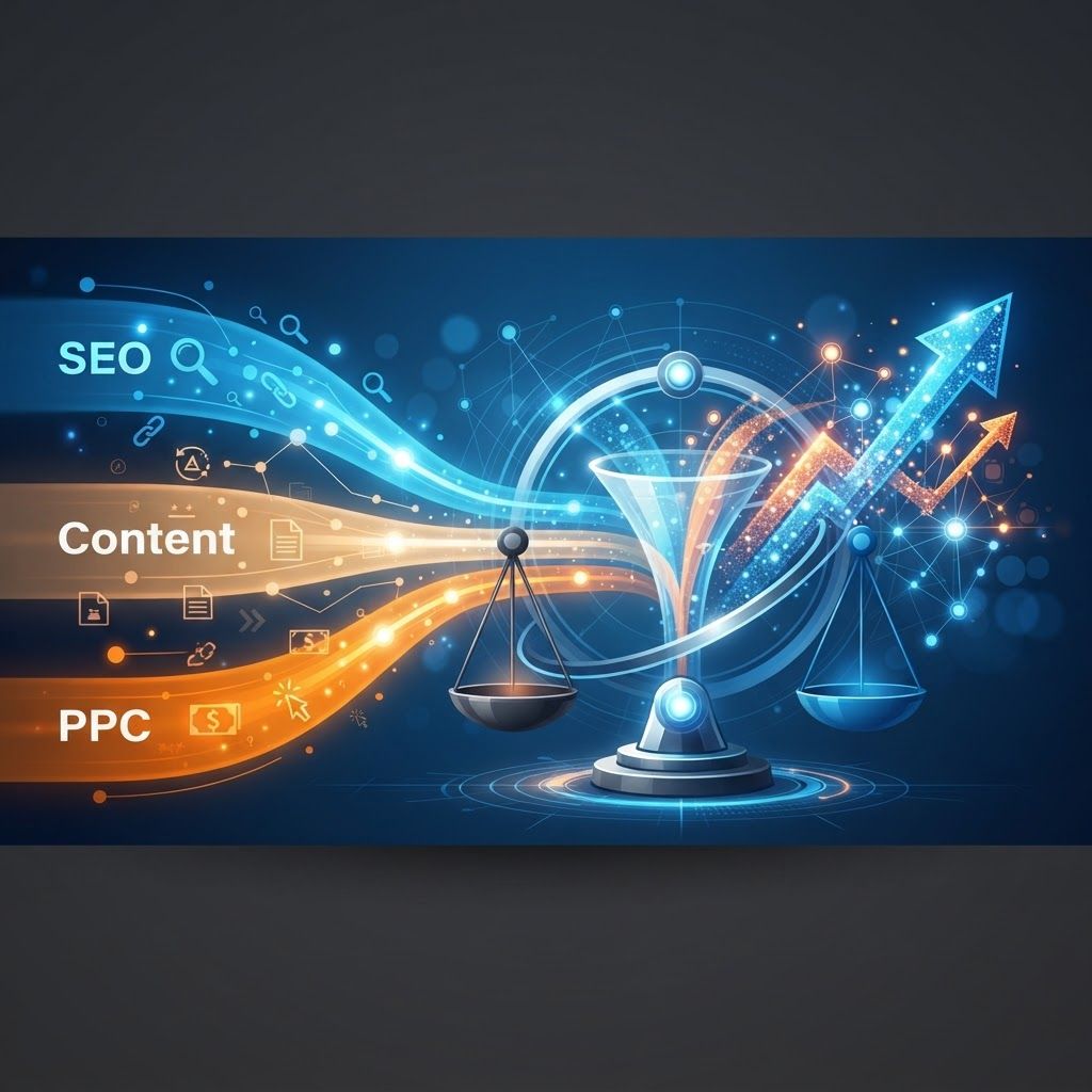 How to Balance SEO PPC and Content in B2B Strategy