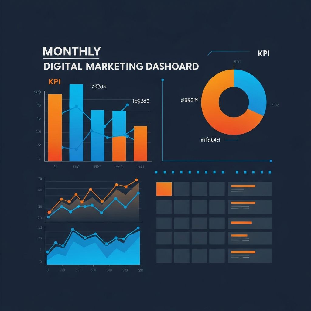 Monthly Digital Marketing Report Template